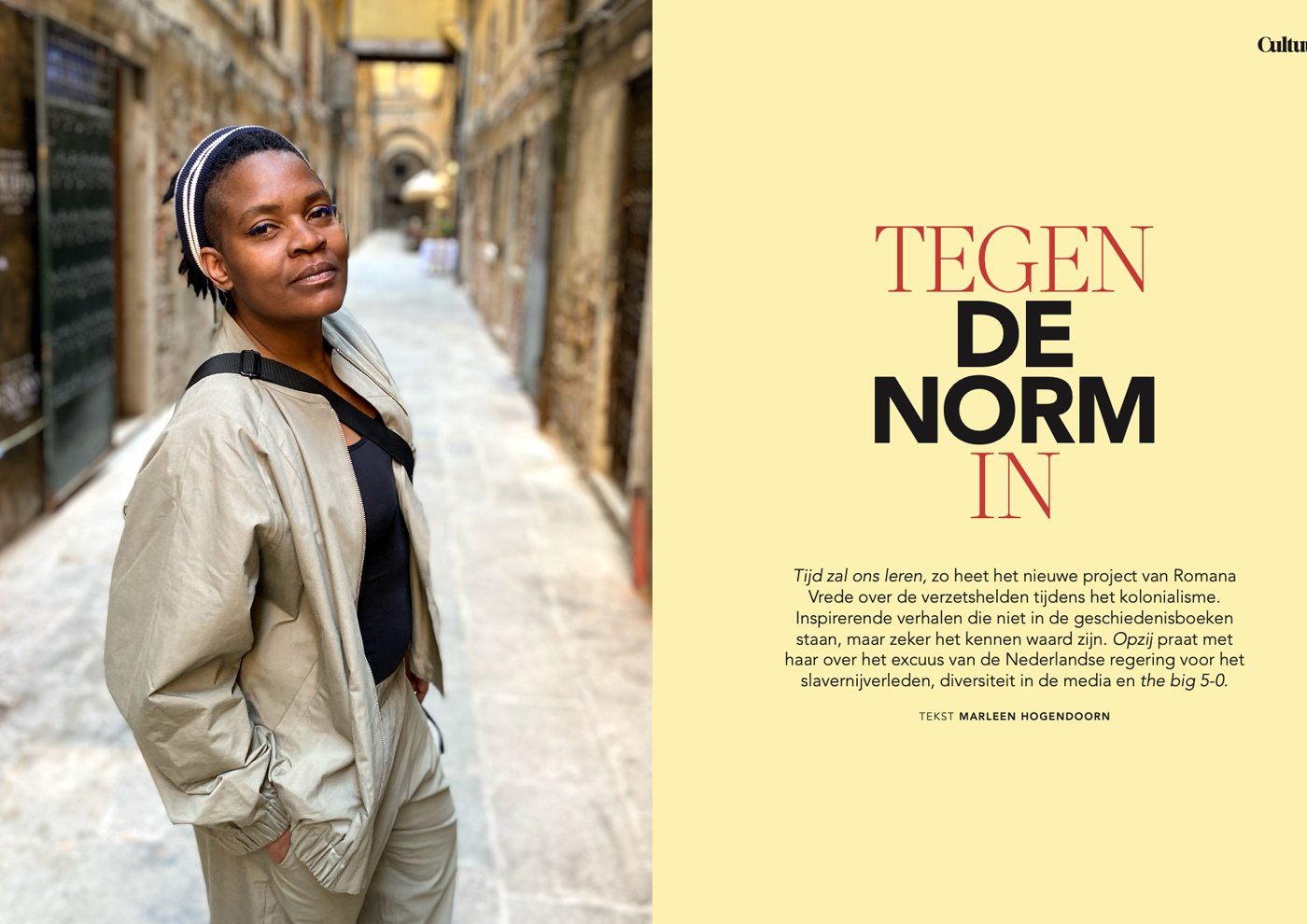 OPZIJ Romana Vrede - Tegen de norm in