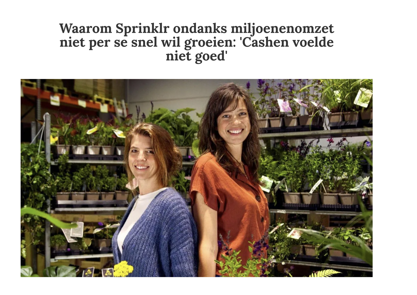 Waarom Sprinklr ondanks miljoenenomzet niet per se snel wil groeien: 'Cashen voelde niet goed'